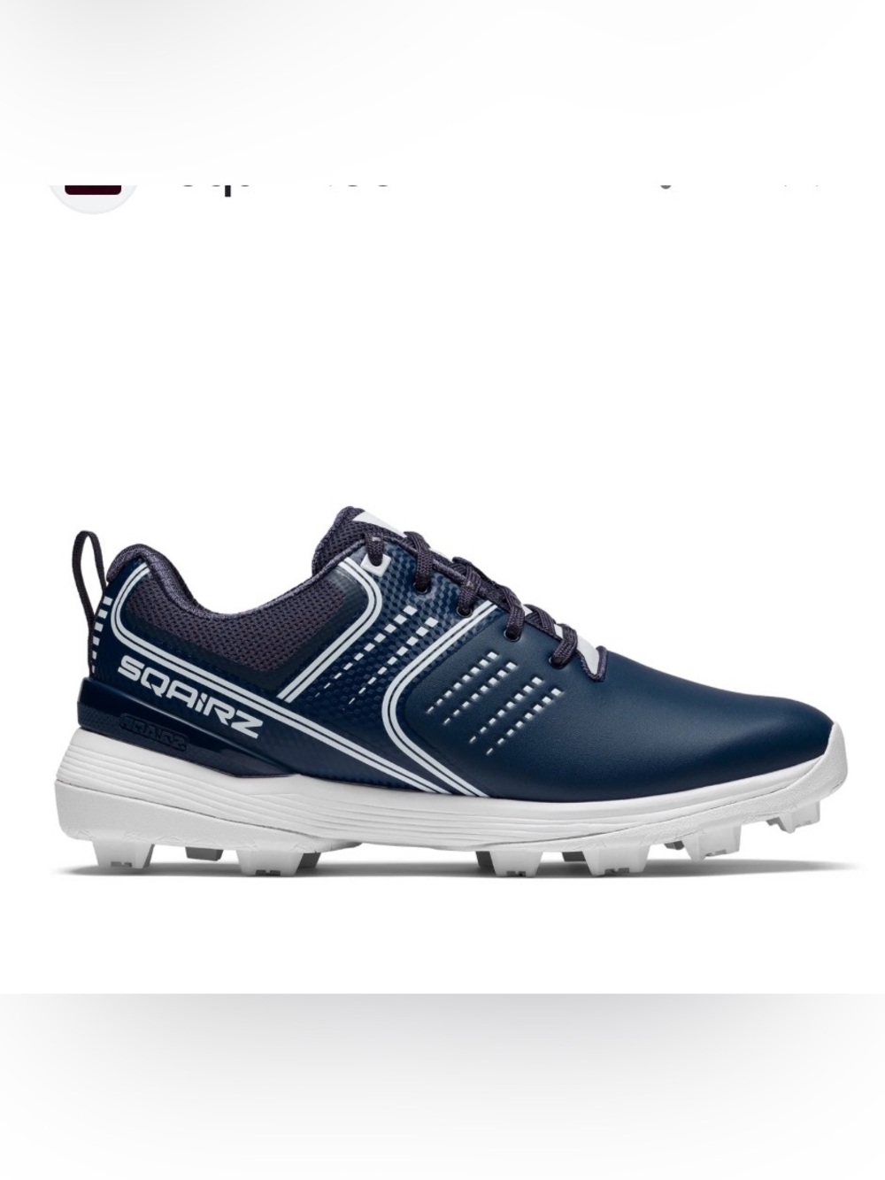 NIB SQAIRZ Baseball Softball Molded clears shoes velo Wide Toe Box 4.5